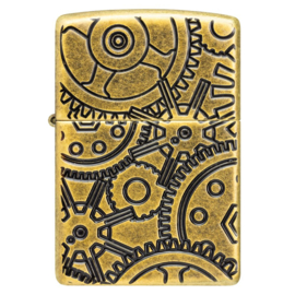Zippo 60007934 29561 Metal Gears Pattern Design
