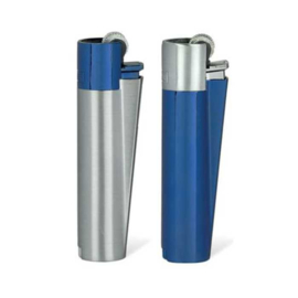 Clipper aansteker metal Bleu & gold