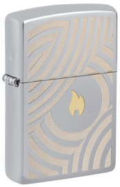 Zippo 60007243  Flame and Circles Design 2