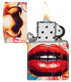 Zippo 60007208  Street Art Face Design