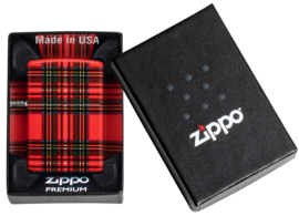 Zippo 60007246  Red Plaid Design