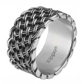 Zippo Steel Braided Ring - 56