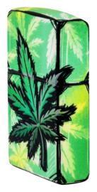 Zippo 60007204  Glowing Cannabis Design