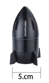 Grinder Spaceship zwart Ø 70mm H:105mm
