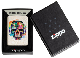 Zippo 60006144 Skull Headphones Design