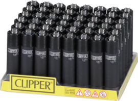 Clipper aansteker SOFT TOUCH BLACK