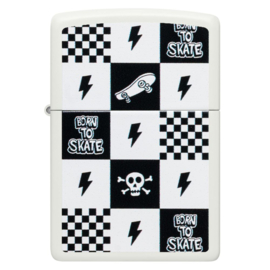 Zippo 60007903 214 Skateboard Checkers Design