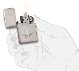 Zippo 60003698 Leaf Design Engraved
