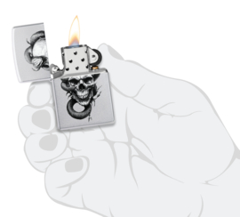 Zippo 60007695 Skull and Snake Design