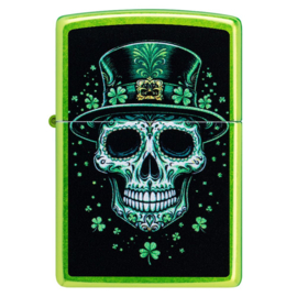 Zippo 60007864 24513 Irish Skull Design