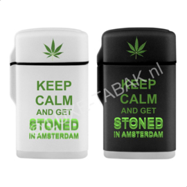 Jetflame rubber Amsterdam Keep calm get stoned GREEN (20)