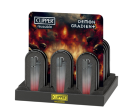 Clipper aansteker metal Demon Gradient
