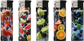 Aansteker met gewone vlam fruit (50)