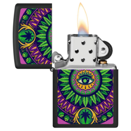 Zippo 60006550 Cannabis Pattern Design