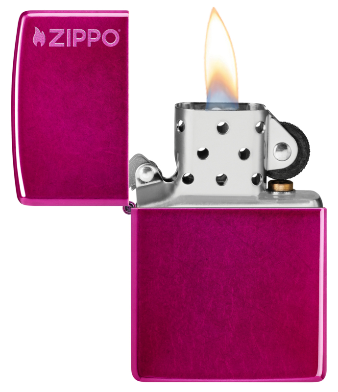 Zippo 60007676 Candy Raspberry with Zippo Logo | Zippo nieuw 2026
