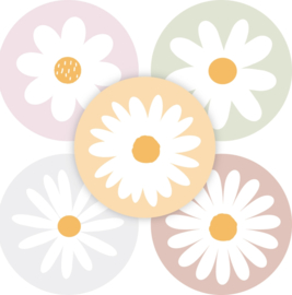 Cadeausticker Daisy Flower