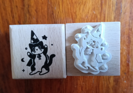 Happy Birthday Cat stempel