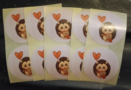 Cadeausticker Love Mail