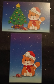 Jamie the Cat mini Kerstkaartjes