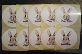 Cadeausticker Happy Easter