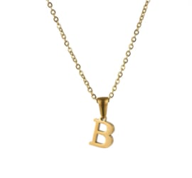 Letter Ketting Goud (A-L)