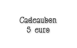 Cadeaubon 5 euro