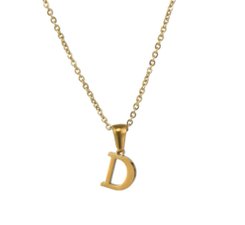 Letter Ketting Goud (A-L)