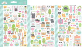 Doodlebug Pretty Kitty Stickers