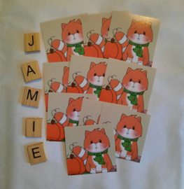 Jamie the Cat Herfst 2020 stickers