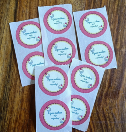 Cadeausticker Open Maken op je Verjaardag