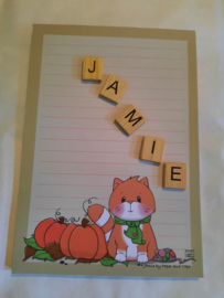 Jamie the Cat Herfst 2020 (blok A5)