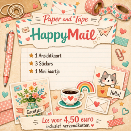 Paper and Tape HappyMail Losse Set