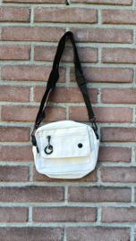 Schoudertas Canvas Beige