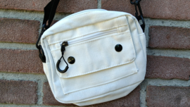Schoudertas Canvas Beige