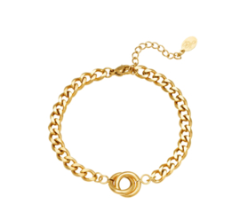 Armband Intertwined Goud