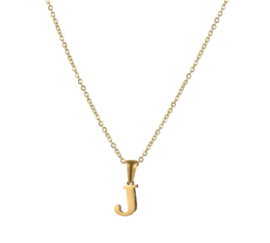 Letter Ketting Goud (A-L)