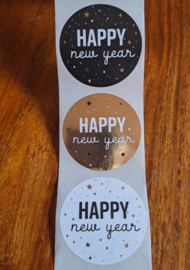 Cadeausticker Happy New Year