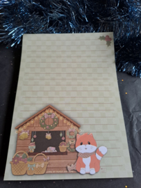 Jamie the Cat Kerst 2023 (blok A5)