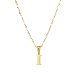 Letter Ketting Goud (A-L)