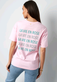 T-shirt La Vie en Rose - Roze M