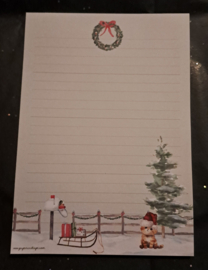Jamie the Cat Kerst 2024 (blok A5)