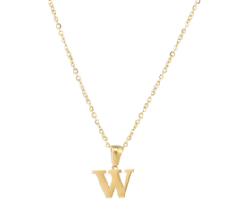 Letter Ketting Goud (M-Z)