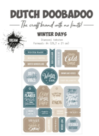 Winter Days Die Cuts