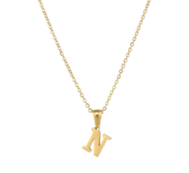 Letter Ketting Goud (M-Z)