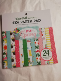 I Love Spring Paper Pad