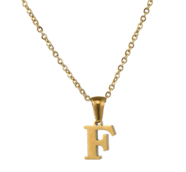 Letter Ketting Goud (A-L)