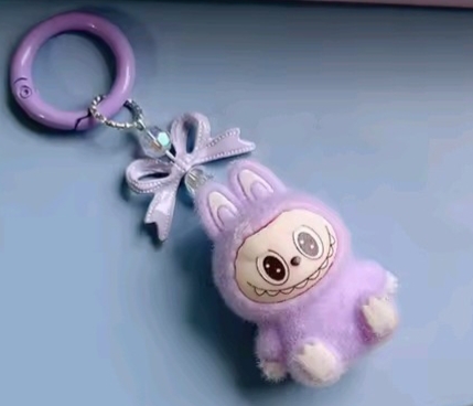 Lafoefoe lila sleutelhanger