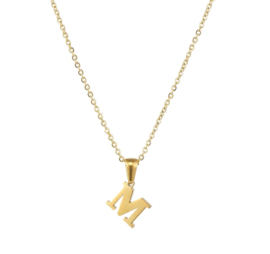 Letter Ketting Goud (M-Z)