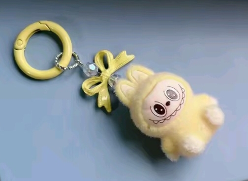 Lafoefoe geel sleutelhanger
