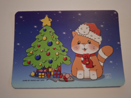 Jamie the Cat Kerst bij de Boom